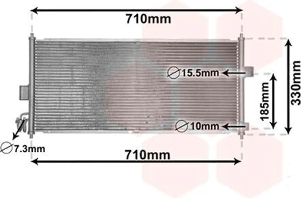 Réparez votre clim NISSAN ALMERA II avec le condenseur 13005201 PRO