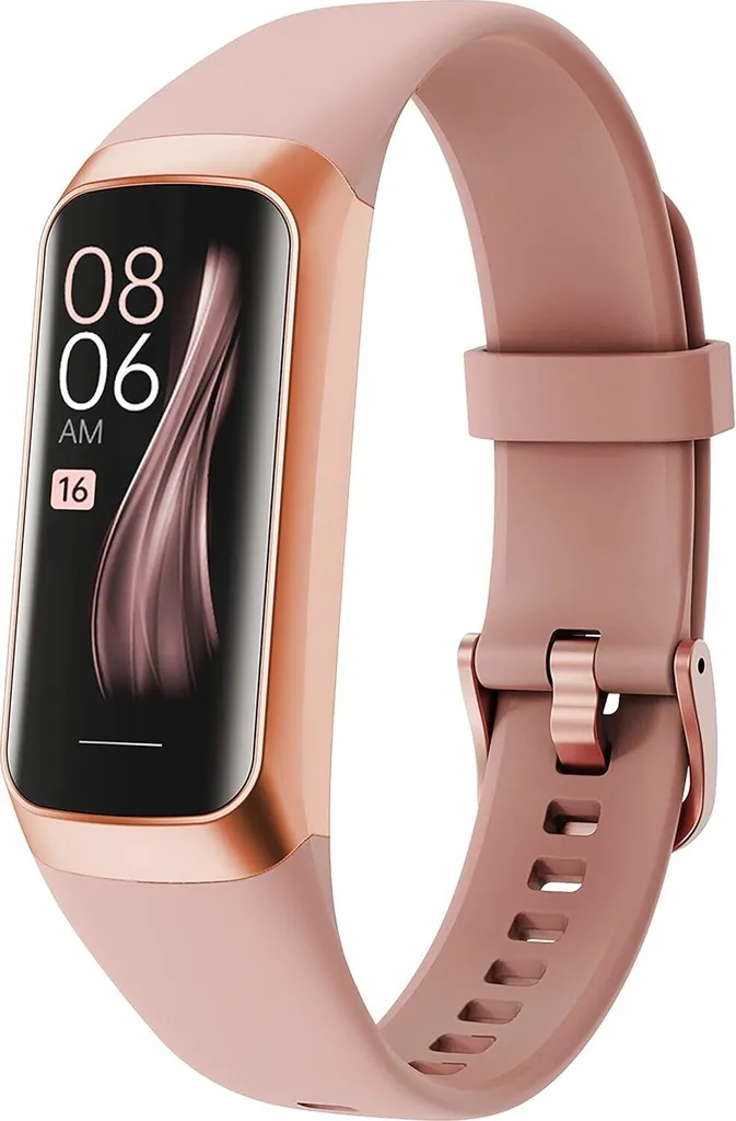 Orologio Smartwatch Donna Rosa Oro Elegante Idea Regalo WhatsApp