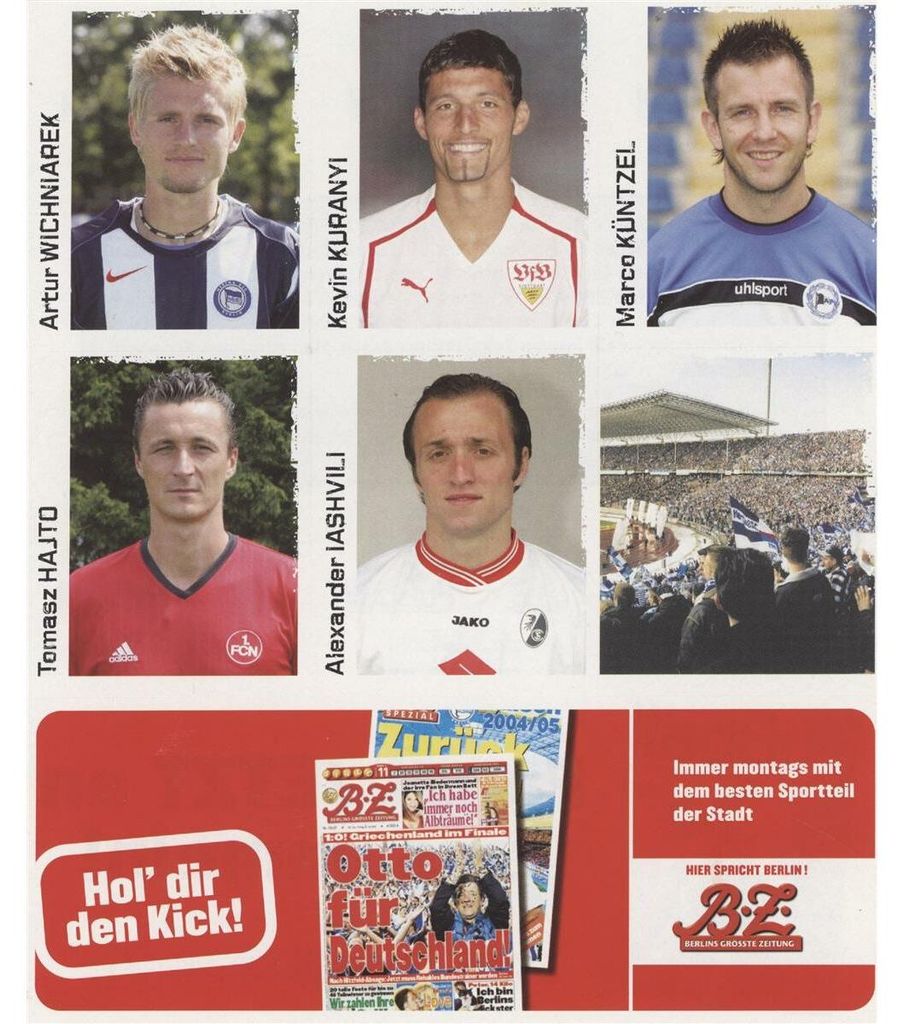 Panini Bundesliga 2004/05 - Sticker - Promo Stickerbogen 5