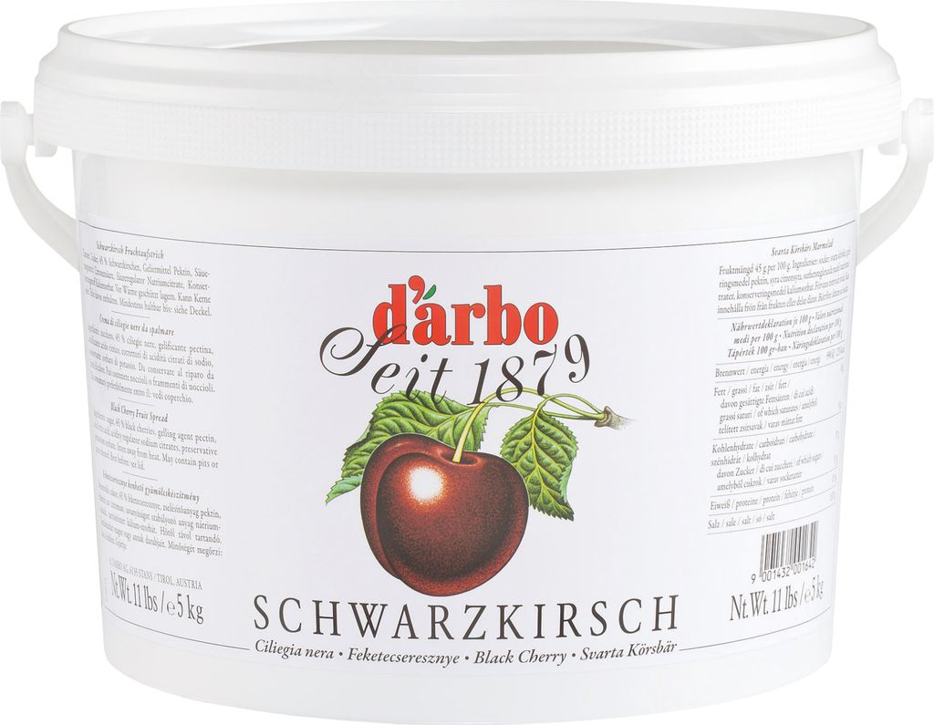 Darbo Schwarzkirsch Fruchtaufstrich 5000g