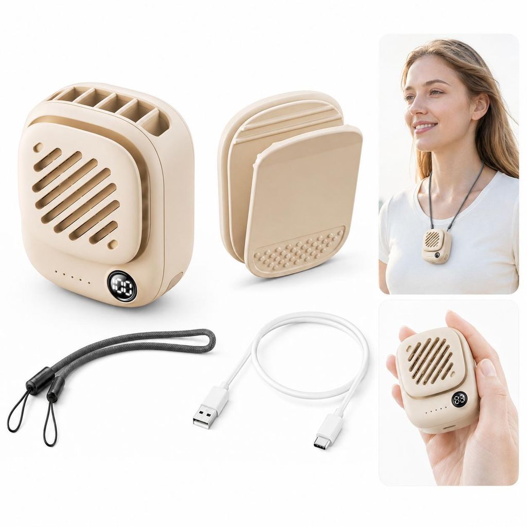 Mini Clip Ventilator 4-in-1 magnetisch, ultraleichter 95g Produktbild 