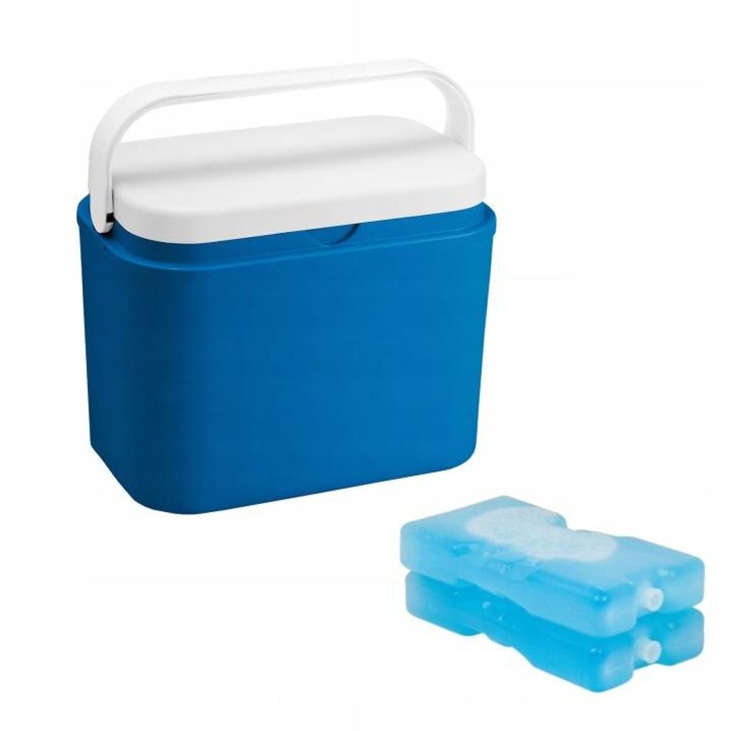 Borsa termica POTZ, blu, portatile, con coperchio e Immagine del prodotto 