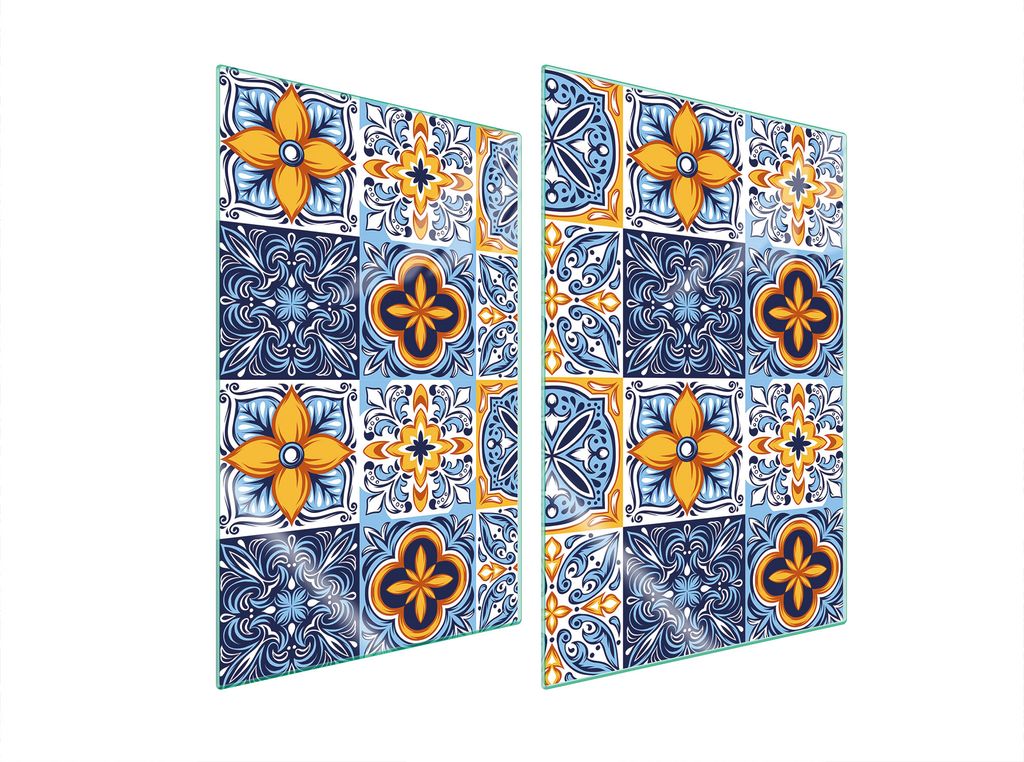 Glasschutzplatte Für Küche 2X35X52 Mosaik