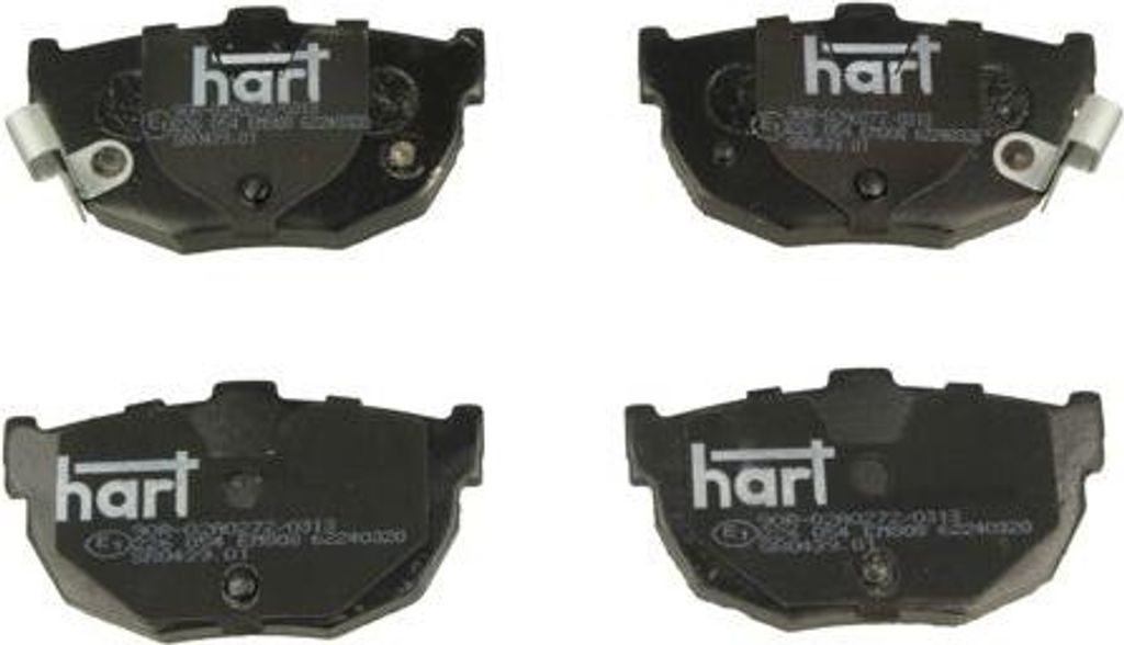 HART 226 054 Bremsbelagsatz, Scheibenbremse OE 583022CA00 kompatibel mit Coupe, Elantra, Lantra, Tiburon, Cerato