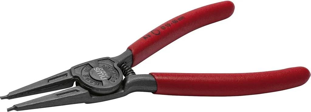 NWS Pince à circlips droite 175-62-A2 pour bagues de Ø 19-60 mm