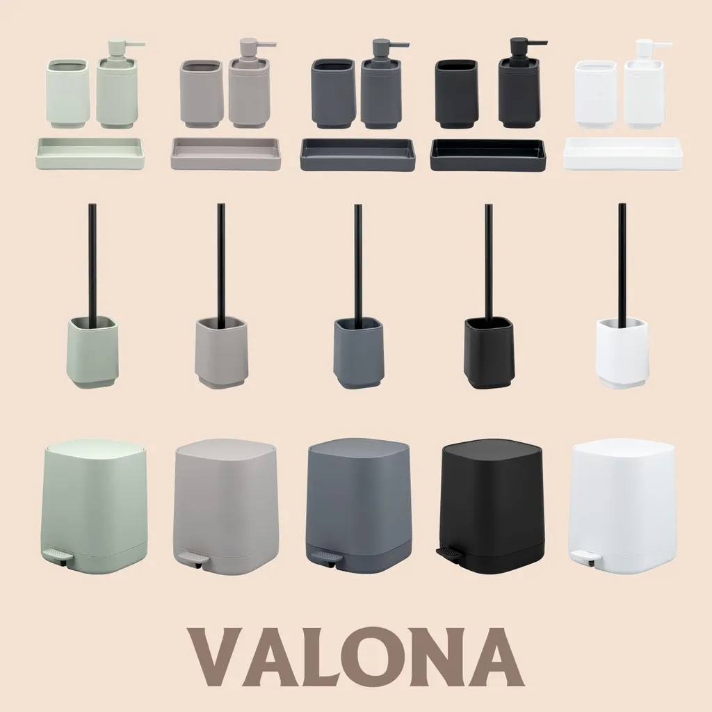 KEUCO Set 3 Testine Ricambio Per Scopino WC | Nero, 12,7x6,7 Cm | Originali Per Serie Edition 90, Plan, Moll - 2