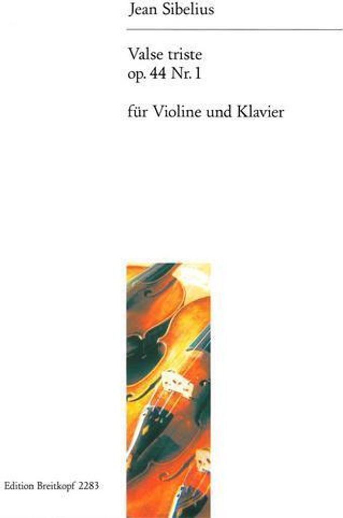 Valse triste op.44,1für Violine und Klavier