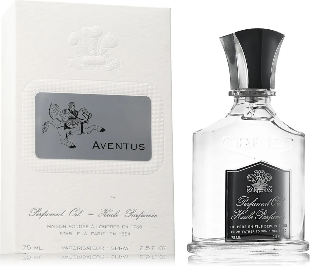 Creed Aventus Parfum Oil 75 ml - Sillage Longue Durée sans Alcool