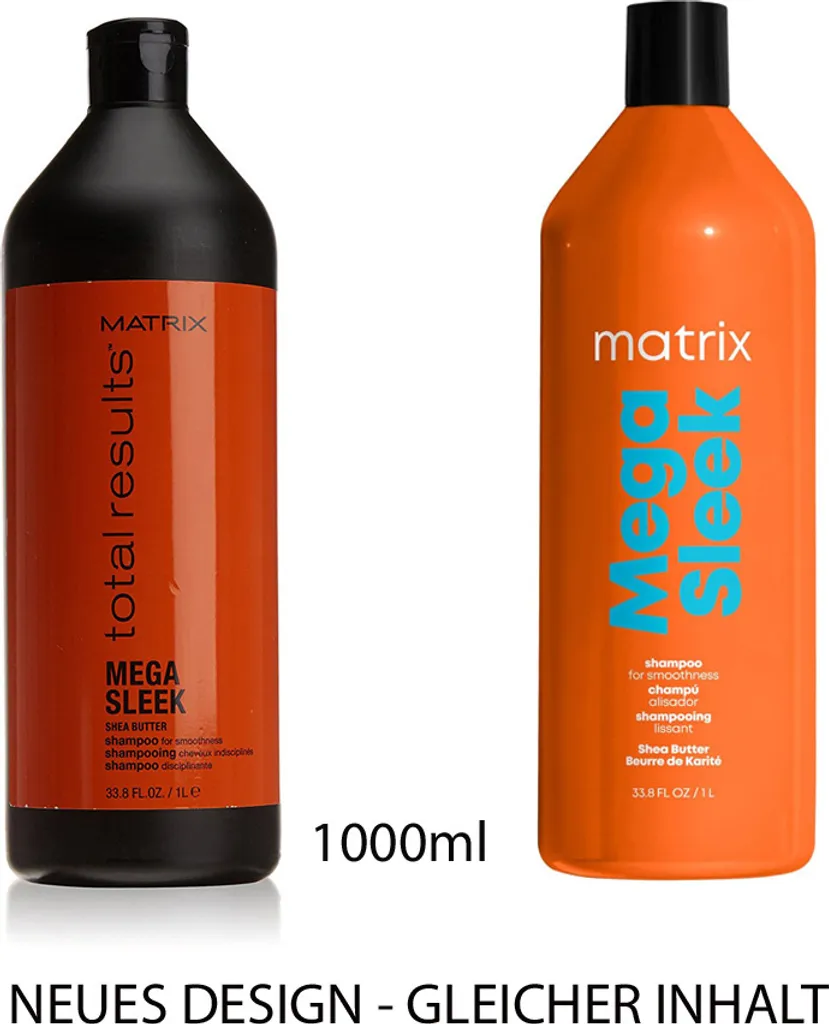 Matrix Mega Sleek Shampooing 1000ml Solution Anti-Frisottis et Lissage - 14