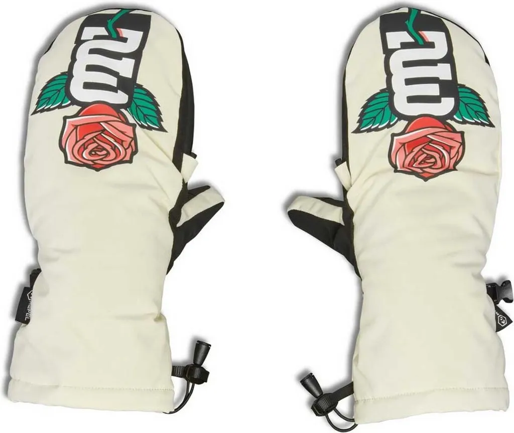Mitaines Ski Femme Thirtytwo Corp Beige L-XL - Idéal pour le Freestyle