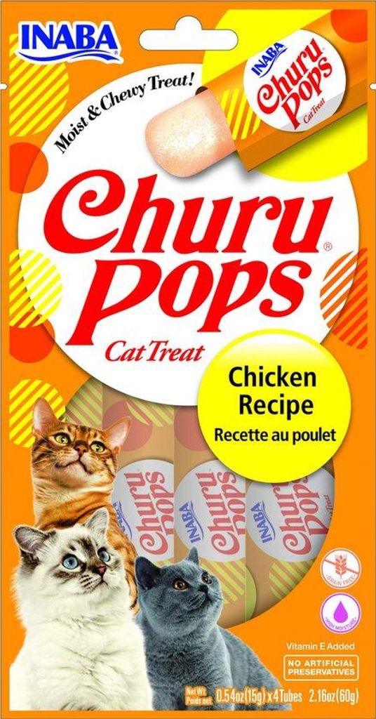 INABA Churu Pops Huhn - Katze behandeln - 4x15 g
