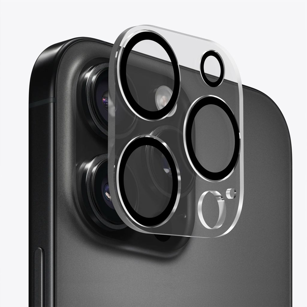 Mobile Origin FRL-LGFC-I15PRO-CLR, Apple, iPhone 15 Pro/15 Pro Max, Kratzresistent, Schwarz, Transparent, 1 Stück(e)