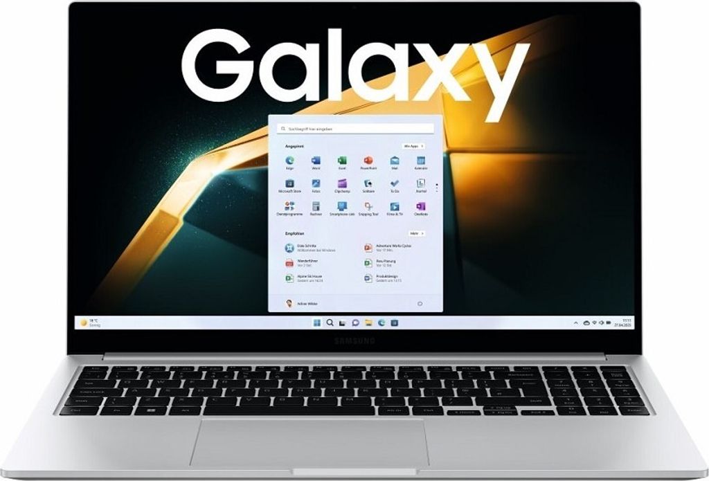 Samsung Galaxy Book4, Core 7 150U, 16GB RAM, 512GB SSD, DE Produktbild 