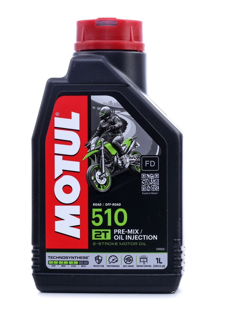 Motul 510 2T olio motore semisintetico da 1 litro per moto Immagine del prodotto 