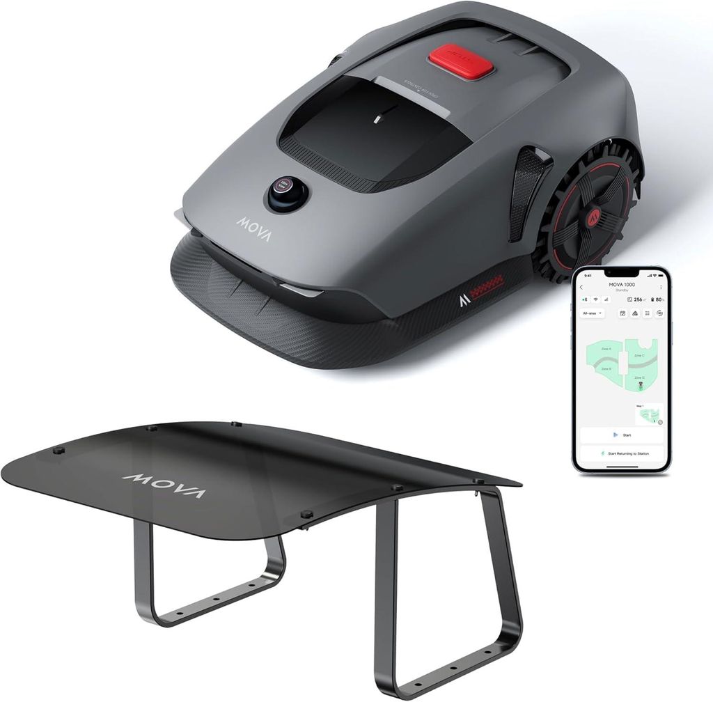 MOVA 1000 Mähroboter + Garage, UltraView, kabellose Produktbild 
