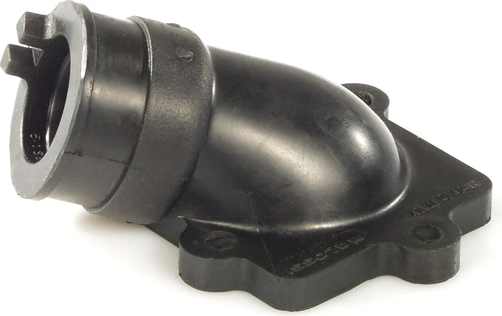 Pipe d'admission Malossi inclinée 21/23mm Minarelli 100 2T en gomme