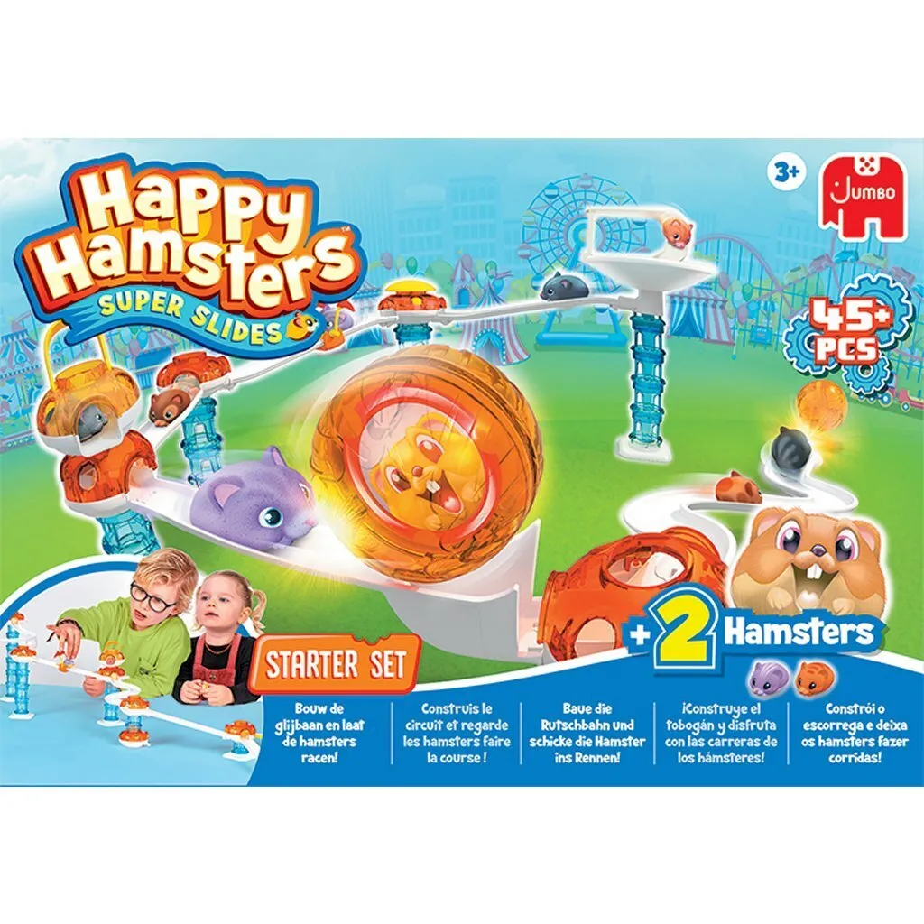 Jumbo Happy Hamsters Slide Starter Set - Circuit Modulaire pour Enfant