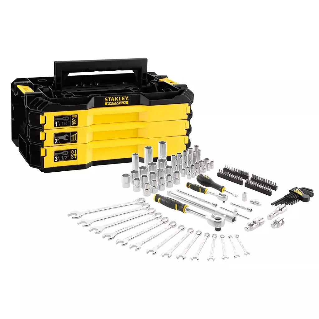 Equipement Atelier Stanley 126 Pièces pour Entretien Auto et Travaux DIY