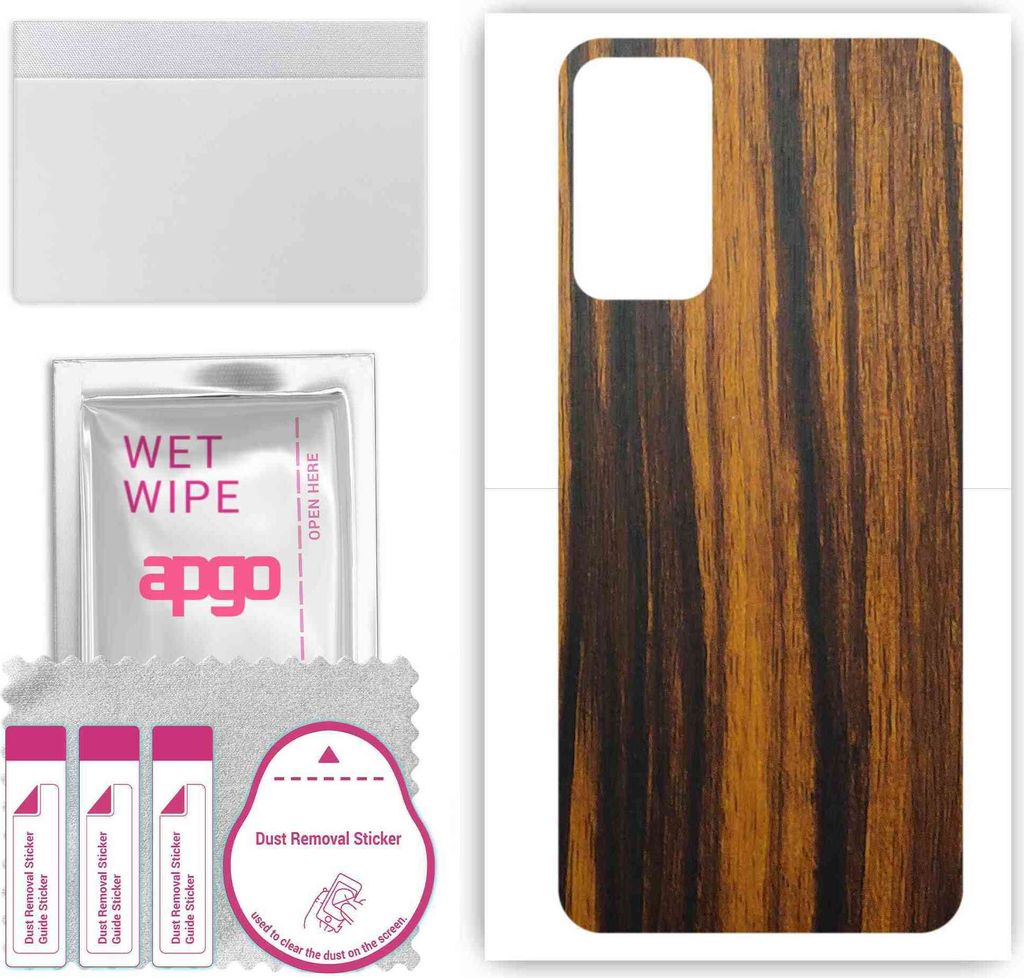 apgo Rückseite Schutzfolie, Skin, kompatibel mit Samsung Galaxy M23, Hinten Displayschutzfolie aus Vinylfolie, kratzfest, einfache Montage - Tiger...