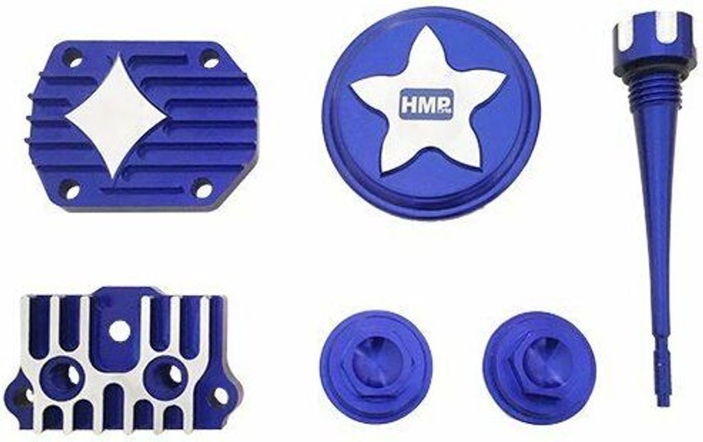 Performance Motordeckel Set Blau Dirt Bike Pit Bike Monkey Produktbild 