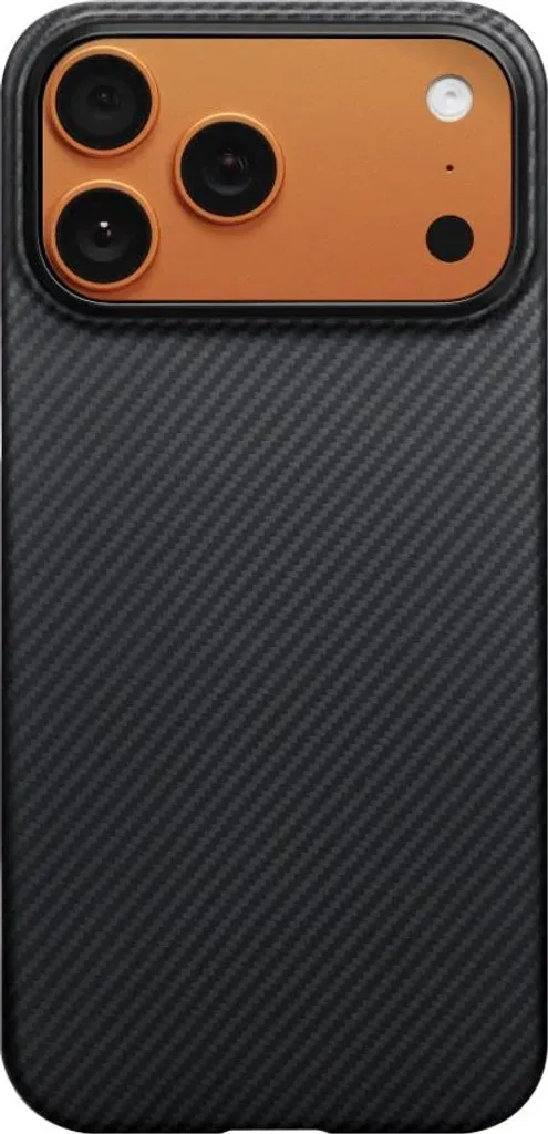 Pitaka Coque iPhone 17 Pro Ultra-Slim Noir/Gris - Texture 3D Grip Magsafe
