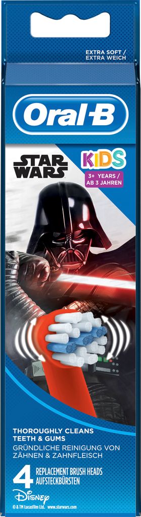 Kids Stages Power Star Wars, 4 Stück Aufsteckbürsten Produktbild 16