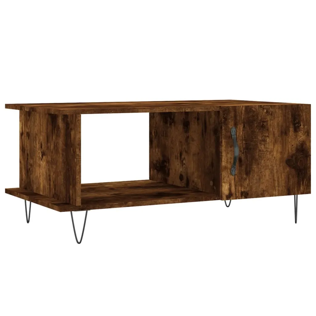 Tavolino da Caffè Rovere Affumicato 90x50x40 - Eleganza Minimalista