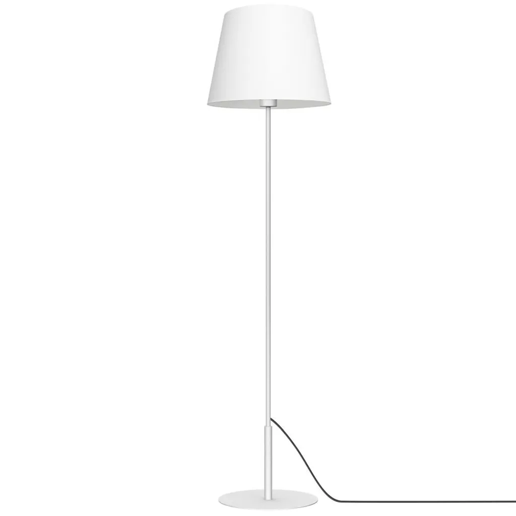 Lampadaire ARDEN 3440 Luminex articulé avec abat-jour textile gris