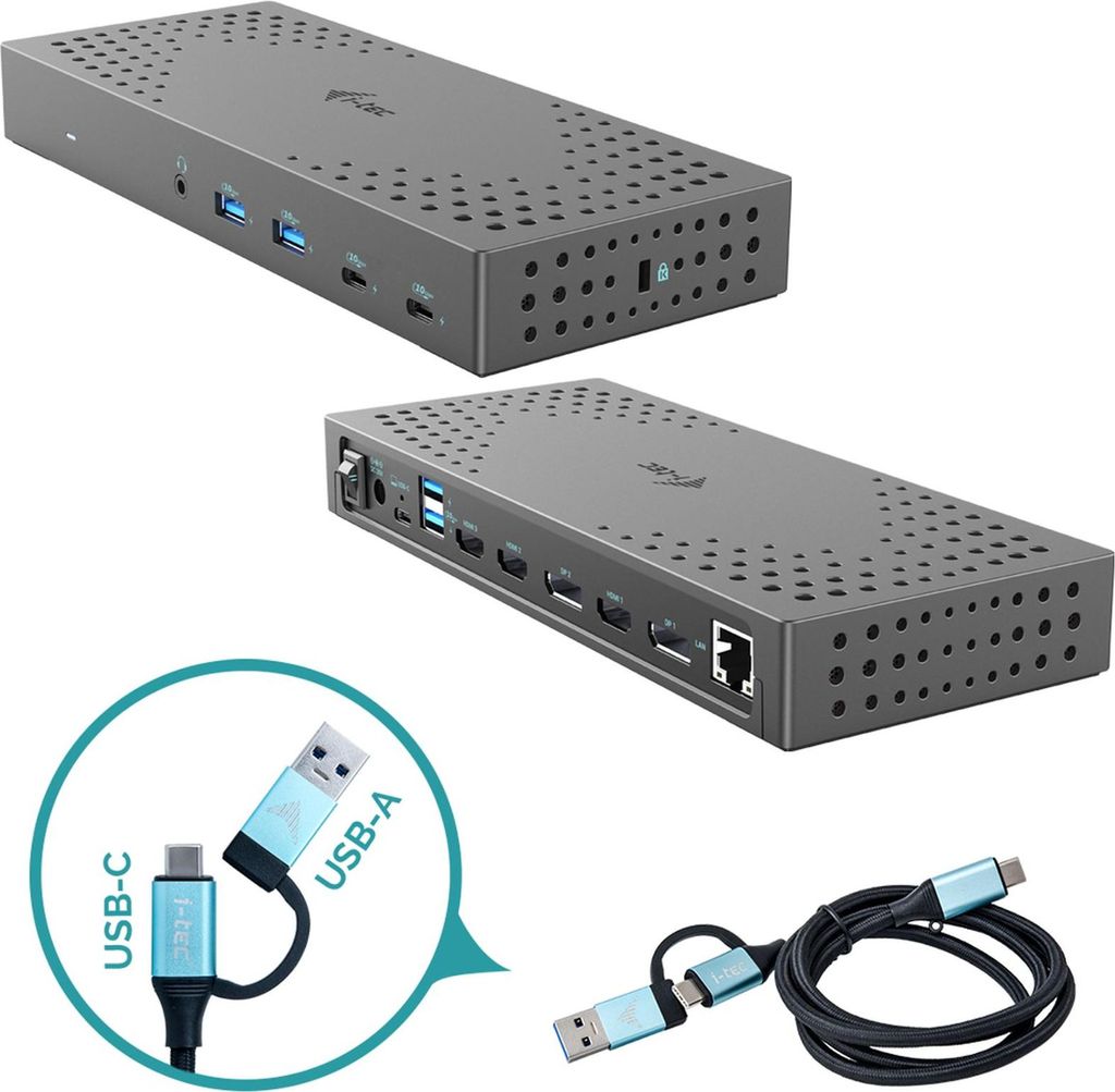 i-tec Dockingstation - USB-C / USB4 / USB 3.0 Thunderbolt 3 / Thunderbolt 4