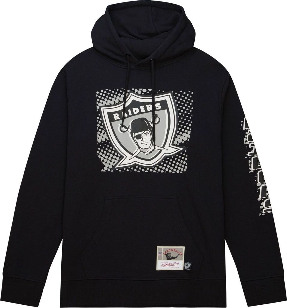 Mitchell & Ness Fleece Hoody - BIG FACE Oakland Raiders - M