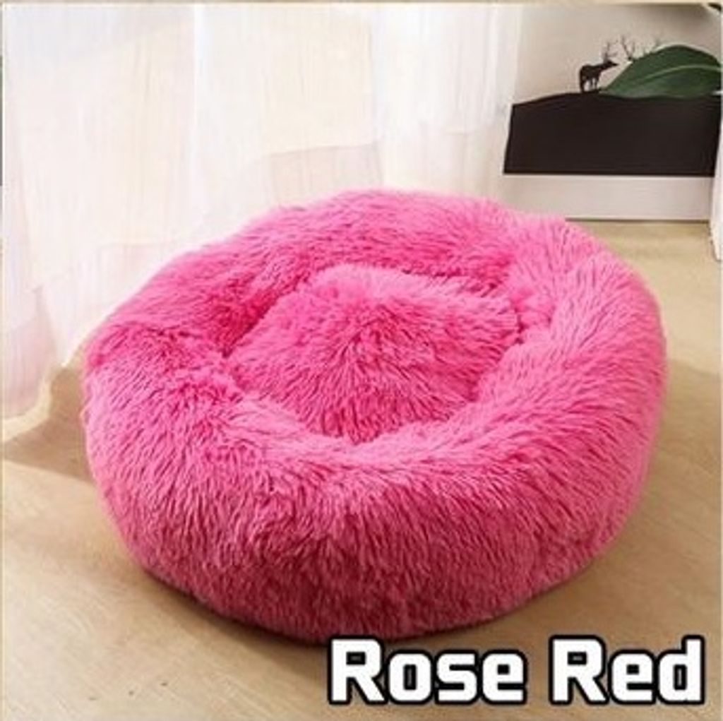 Hundebett Jenny Rose rot L