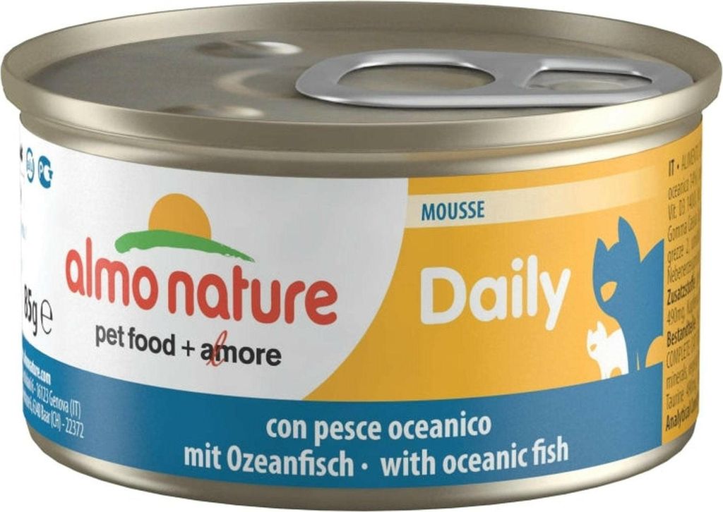 Almo Nature Cat Daily Ozeanfisch Grain Free 85gx24