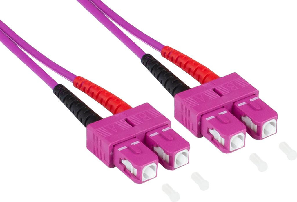 Patchkabel LWL Duplex OM4 (Multimode, 50/125) SC/SC, 2m, Good Connections