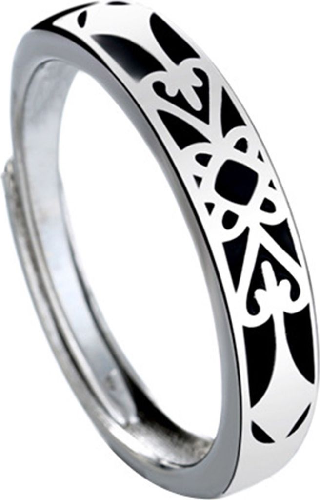 Paar-Ring, exquisit, lichtecht, Valentinstag-Schmuck, die Prinzessin und der Ritter, Verlobungsring zum Jahrestag-A