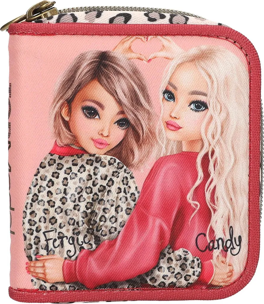 Portafoglio TOPModel LEOHEART Depesche per Bambine con Motivo Leopardato