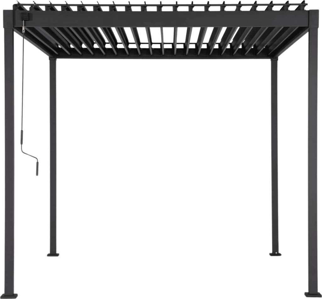 MIRADOR Pergola 80 Solid 3x2 m Stahl Anthrazit Produktbild 