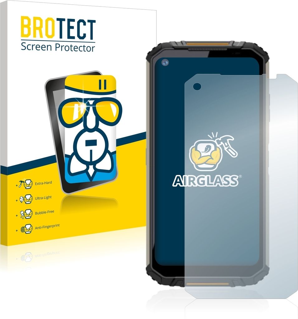 BROTECT Schutzglas für Oukitel WP16 Schutzfolie Panzer Folie Glas Display Schutz klar