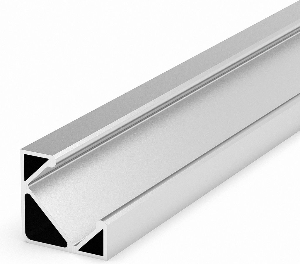 LED Profile in silber P3-1 100CM ohne Abdeckung für LED Streifen bis 13,4mm Breite
