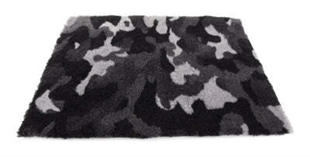 Tapis pour Chien Martin Greasebed Camouflage Gris en Matières Recyclées