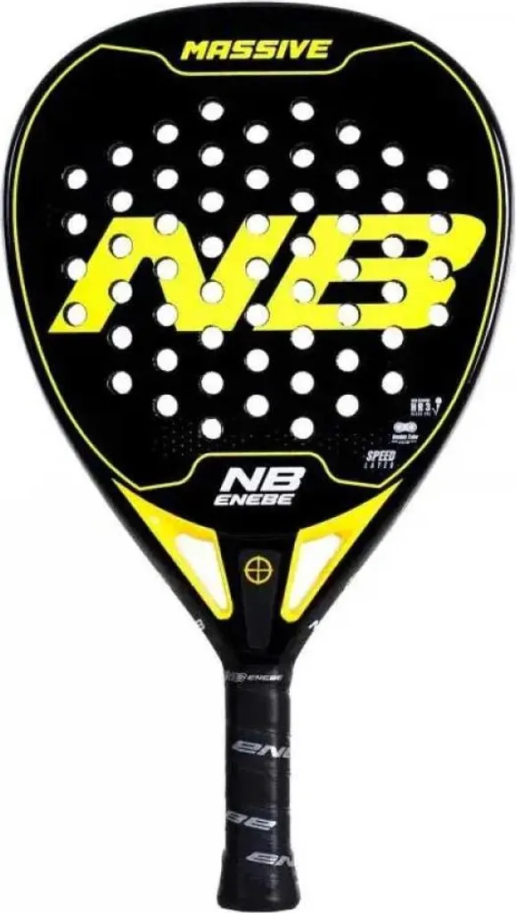 Raquette de Padel Performance Enebe Massive Jaune pour Compétition Pro