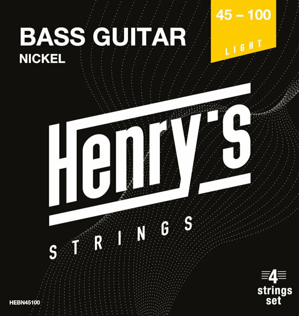 Cordes de basse Henry's Nickel 45-100 idéales pour studio et scène