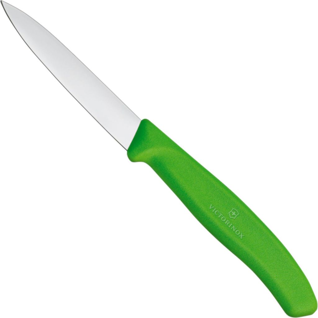 Nóż do jarzyn gładki dł. 80/190 mm - zielony Zdjęcie produktu 