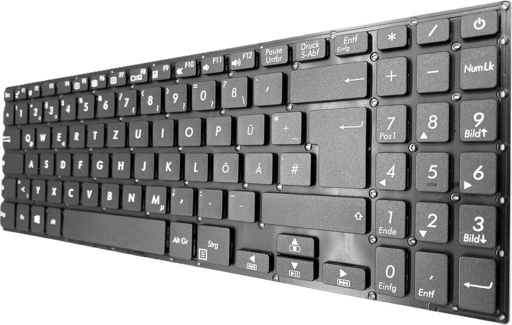 DEUTSCHE - Tastatur Keyboard kompatibel für Asus X570UD-1B