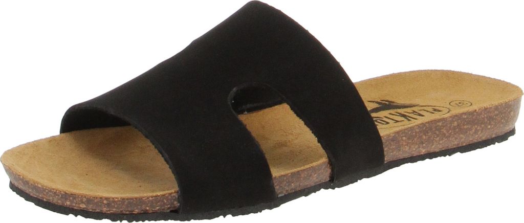 plakton 575444 Mam Pali Nobuck - Damen Schuhe Pantoletten - Negro, Größe:40 EU