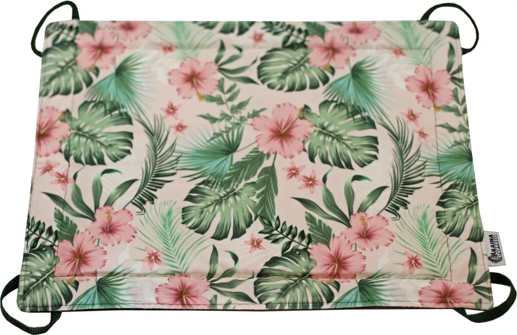 Hamac de cage pour petit animal Land of Thumpers motif floral 30x50 cm
