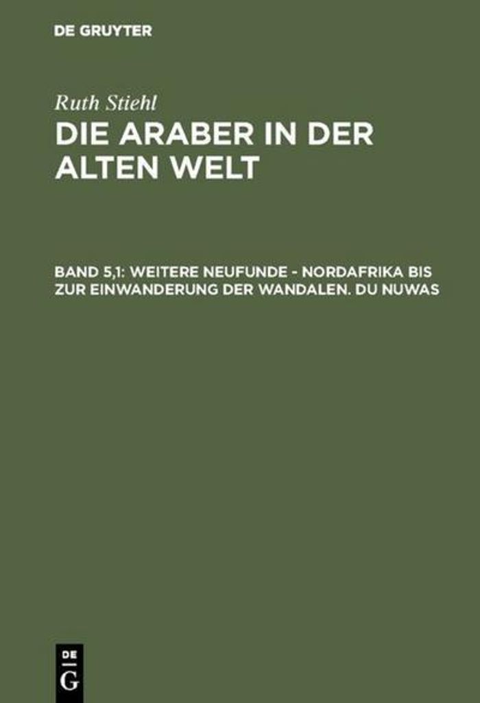 Weitere Neufunde - Nordafrika bis zur Einwanderung der Wandalen - Du Nuwas