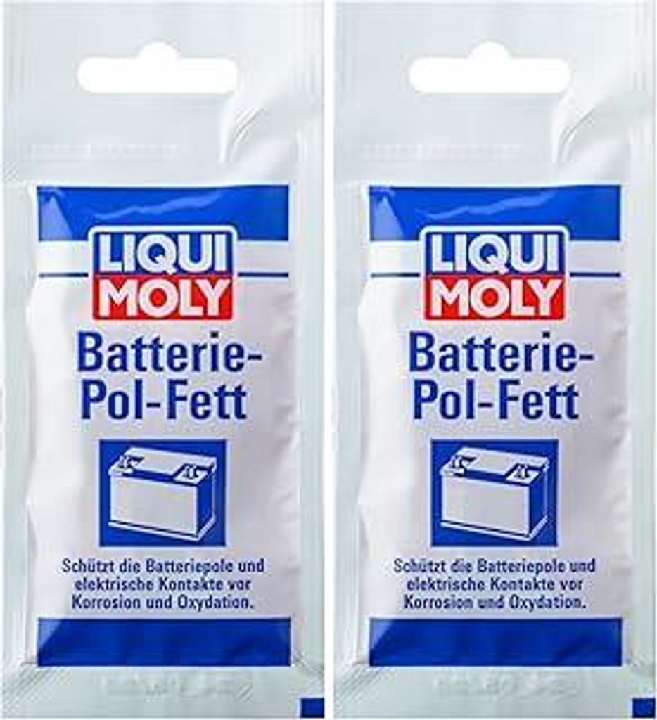 Schmiermittel LIQUI MOLY 3139 Batterie-Pol-Fett Spezial Fett Anti Korrosion 10g (Packung mit 2)