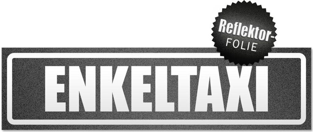 Enekltaxi invertiert Magnetschild Schild magnetisch