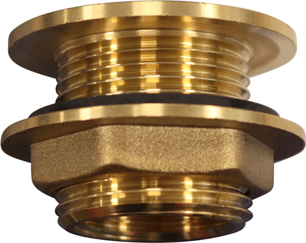 Sirocco MS Regentonnen-Durchführung, 3-tlg. Stutzen AG 1 1/4", IG 1"