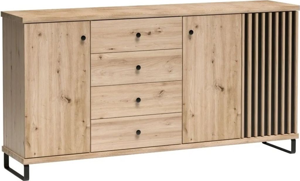 Marmex Möbel Kommode CALI 20 N Kombikommode große Kommode mit Schubladen Stauraum